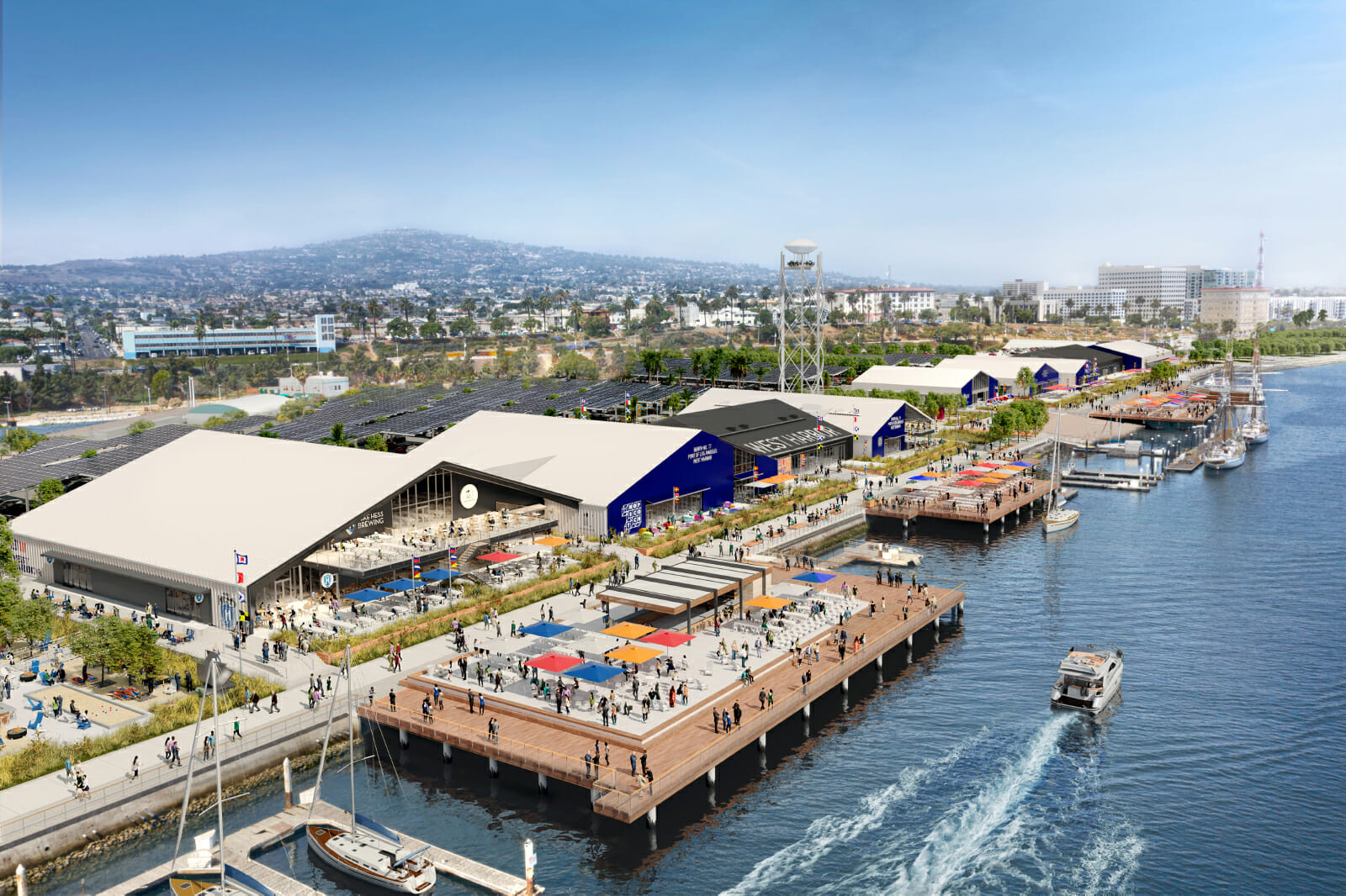 LA’S WATERFRONT DESTINATION BREAKS GROUND Over 65,000 SF of Restaurant + Entertainment Space